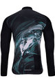 HOLOKOLO Zimowa koszulka kolarska z długim rękawem - RIVERSIDE WINTER  - kolorowy/niebieski/czarny