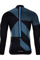 HOLOKOLO Zimowa koszulka kolarska z długim rękawem - TRACE BLUE WINTER - niebieski/czarny