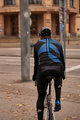 HOLOKOLO Zimowa kolarska koszulka i spodnie - TRACE BLUE WINTER - czarny/niebieski