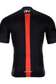 HOLOKOLO Koszulka kolarska z krótkim rękawem - OBSIDIAN - czerwony/czarny