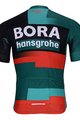 BONAVELO Krótka koszulka kolarska i spodenki - BORA 2023 - czerwony/czarny/zielony