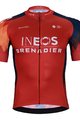 BONAVELO Koszulka kolarska z krótkim rękawem - INEOS GRENADIERS '25 - czerwony/niebieski