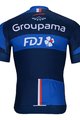 BONAVELO Koszulka kolarska z krótkim rękawem - GROUPAMA FDJ 2025 - biały/czerwony/niebieski