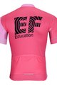 BONAVELO Koszulka kolarska z krótkim rękawem - EDUCATION-EASYPOST 2023 - różowy/czarny
