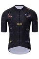 HOLOKOLO Koszulka kolarska z krótkim rękawem - DRAGONFLIES ELITE - czarny