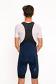 HOLOKOLO Krótkie spodnie kolarskie z szelkami - ELITE - niebieski/czarny