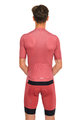 HOLOKOLO Krótkie spodnie kolarskie z szelkami - ELITE - czerwony/czarny