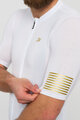 HOLOKOLO Koszulka kolarska z krótkim rękawem - VICTORIOUS GOLD - biały