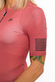 HOLOKOLO Koszulka kolarska z krótkim rękawem - VICTORIOUS LADY - czerwony