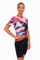 HOLOKOLO Koszulka kolarska z krótkim rękawem - SUNSET ELITE LADY - kolorowy/różowy
