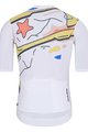 HOLOKOLO Koszulka kolarska z krótkim rękawem - UNIVERSE ELITE - biały/kolorowy