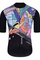 HOLOKOLO Koszulka kolarska z krótkim rękawem - FANTASY ELITE - czarny/kolorowy