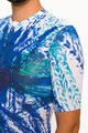 HOLOKOLO Koszulka kolarska z krótkim rękawem - TRACES ELITE - niebieski/biały