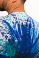 HOLOKOLO Koszulka kolarska z krótkim rękawem - TRACES ELITE - niebieski/biały