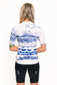 HOLOKOLO Koszulka kolarska z krótkim rękawem - EXPLORE ELITE LADY - niebieski/biały