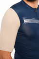HOLOKOLO Koszulka kolarska z krótkim rękawem - VIBES - niebieski/kość słoniowa