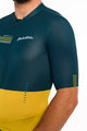 HOLOKOLO Koszulka kolarska z krótkim rękawem - VIBES - zielony/żółty