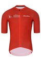 HOLOKOLO Koszulka kolarska z krótkim rękawem - VIBES - czerwony