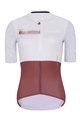 HOLOKOLO Koszulka kolarska z krótkim rękawem - VIBES LADY - czerwony/biały
