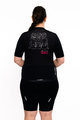 HOLOKOLO Koszulka kolarska z krótkim rękawem - SUPPORT ELITE LADY - różowy/biały/czarny