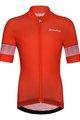 HOLOKOLO Koszulka kolarska z krótkim rękawem - FLOW JUNIOR - czerwony/kolorowy