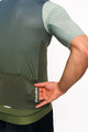 HOLOKOLO Koszulka kolarska z krótkim rękawem - INFINITY - zielony