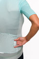 HOLOKOLO Koszulka kolarska z krótkim rękawem - INFINITY LADY - jasnoniebieski