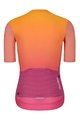 HOLOKOLO Koszulka kolarska z krótkim rękawem - INFINITY LADY - różowy/pomarańczowy