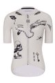 HOLOKOLO Koszulka kolarska z krótkim rękawem - TATTOO ELITE LADY - kość słoniowa/czarny