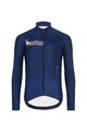 HOLOKOLO Zimowa koszulka kolarska z długim rękawem - VIBES WINTER - niebieski