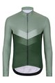 HOLOKOLO Koszulka kolarska z długim rękawem i spodnie - ARROW WINTER - czarny/zielony