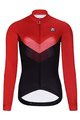 HOLOKOLO Zimowa koszulka kolarska z długim rękawem - ARROW LADY WINTER - czarny/czerwony