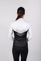 HOLOKOLO Zimowa koszulka kolarska z długim rękawem - ARROW LADY WINTER - biały/czarny