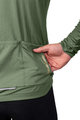 HOLOKOLO Zimowa koszulka kolarska z długim rękawem - PHANTOM WINTER - zielony