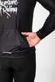 HOLOKOLO Zimowa koszulka kolarska z długim rękawem - STREETBEAT WINTER - czarny/biały