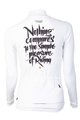 HOLOKOLO Zimowa koszulka kolarska z długim rękawem - STREETBEAT LADY WNT - biały/czarny
