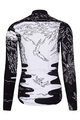 HOLOKOLO Koszulka kolarska z długim rękawem i spodnie - VENTURE LADY WINTER - czarny/biały