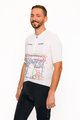 HOLOKOLO Koszulka kolarska z krótkim rękawem - MAAPPI II. ELITE - biały/kolorowy