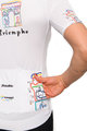 HOLOKOLO Koszulka kolarska z krótkim rękawem - MAAPPI II. ELITE L - kolorowy/biały