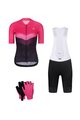 RIVANELLE Kolarski mega zestaw - ARROW II - różowy/czarny