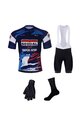 BONAVELO Kolarski mega zestaw - SOUDAL-QUICKSTEP 25 - czarny/niebieski