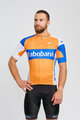 BONAVELO Krótka koszulka kolarska i spodenki - RABOBANK - pomarańczowy/niebieski/czarny