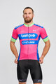 BONAVELO Krótka koszulka kolarska i spodenki - LAMPRE - różowy/czarny