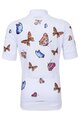 HOLOKOLO Krótka koszulka kolarska i spodenki - BUTTERFLIES - czarny/biały