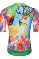 HOLOKOLO Krótka koszulka kolarska i spodenki - DEER - kolorowy/zielony/brązowy