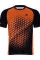 HOLOKOLO Koszulka kolarska z krótkim rękawem - DUSK MTB - pomarańczowy