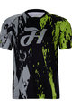 HOLOKOLO Koszulka kolarska z krótkim rękawem - TYRE MTB - czarny/szary/zielony