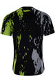 HOLOKOLO Koszulka kolarska z krótkim rękawem - TYRE MTB - czarny/szary/zielony