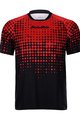 HOLOKOLO Koszulka kolarska z krótkim rękawem - INFRARED MTB - czerwony/czarny