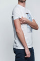 NU. BY HOLOKOLO Kolarska koszulka z krótkim rękawem - DON'T QUIT - biały/niebieski
